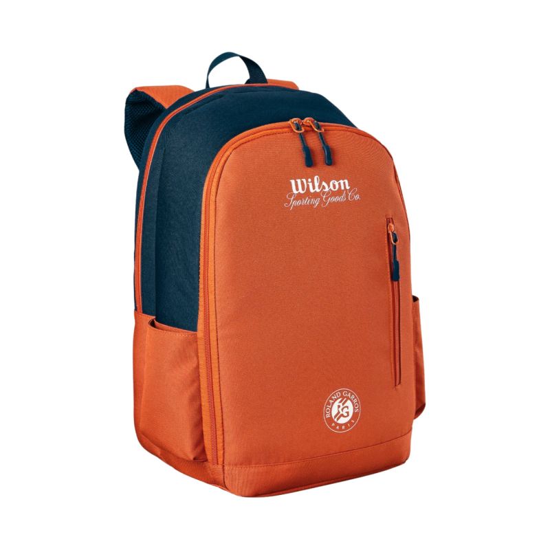 Wilson Roland Garros 2026 Team Backpack Orange- sötétkék hátizsák