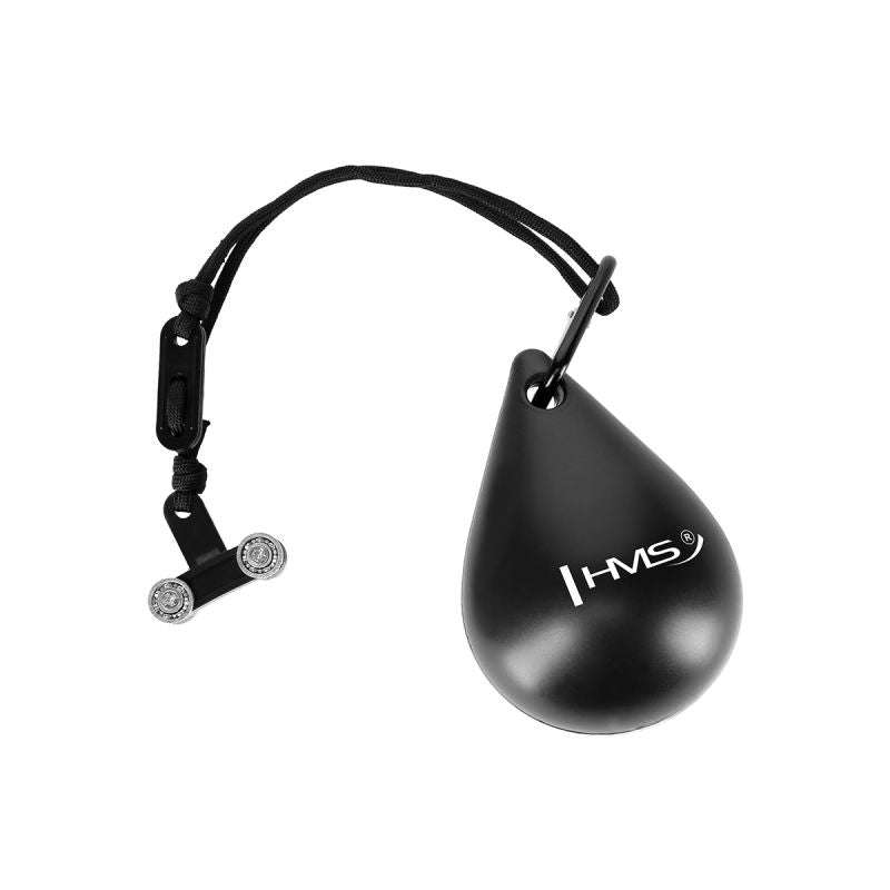 HMS Hula Hop Set HHW11 BLACK with studs and weight + BR163 BLACK PLUS SIZE belt fekete kiegészítő 17-44-634
