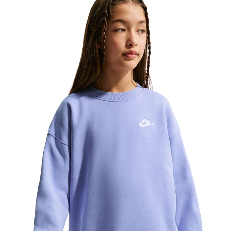 Nike Sportswear Club Fleece Kids' Sweatshirt Light Purple