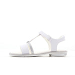 Geox Giglio Jr J82E2B 000BC C1000 Sandals fehér utcai cipő