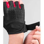 Rockbros S cycling gloves with gel inserts - black and red s \ czarny || czerwony kesztyű