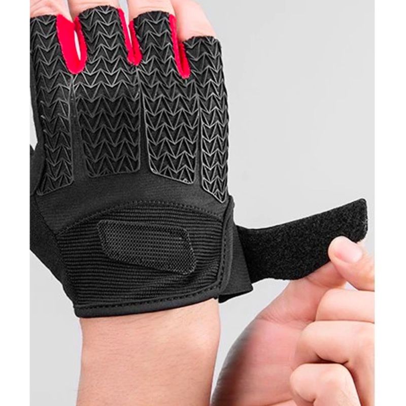 Rockbros S cycling gloves with gel inserts - black and red s \ czarny || czerwony kesztyű