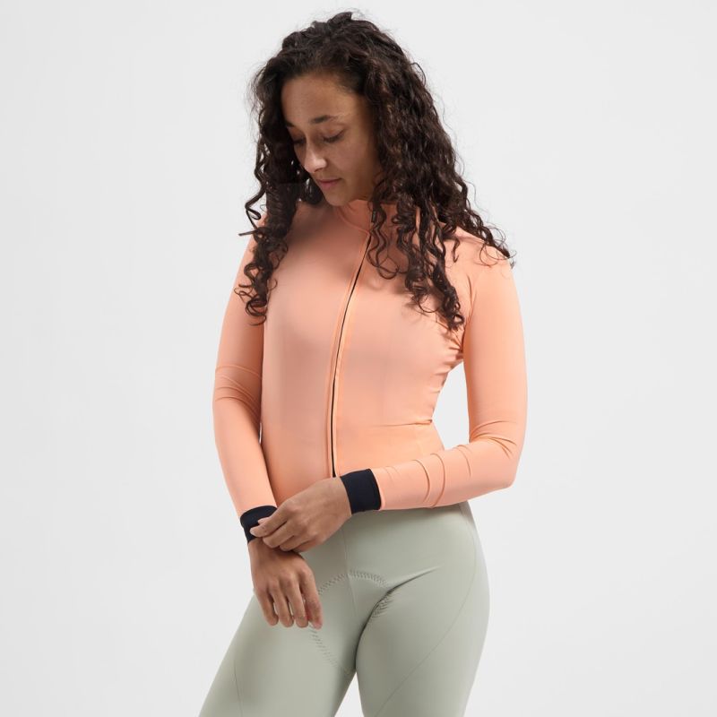Rogelli women's sweatshirt SIGNATURE LIGHT coral 2XL