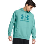 Under Armour Men’s Rival Fleece Logo HD Sweatshirt 1379758 482 sötétkék férfi pulóver 143581M