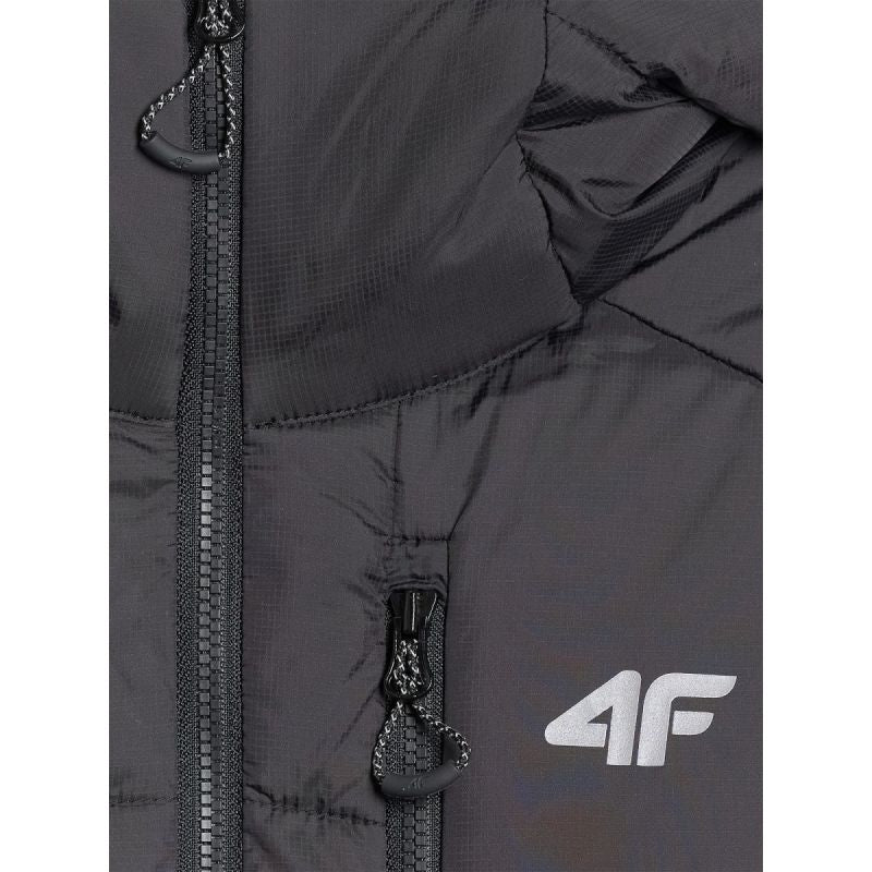 Women's down trekking with Primaloft Silver filling 4FRAW25TDJAF0792-20S szürke kabát