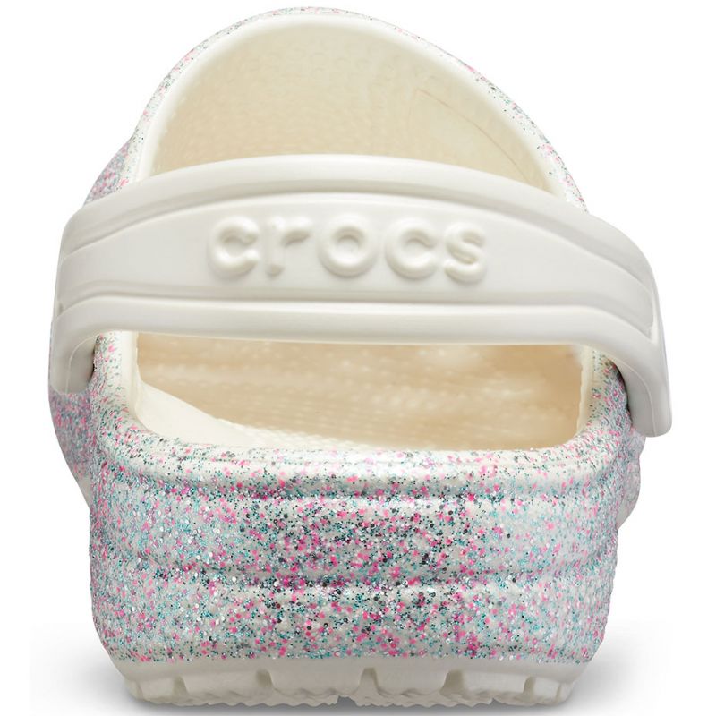 Crocs Classic Glitter Clog Jr 205441 szürke papucs