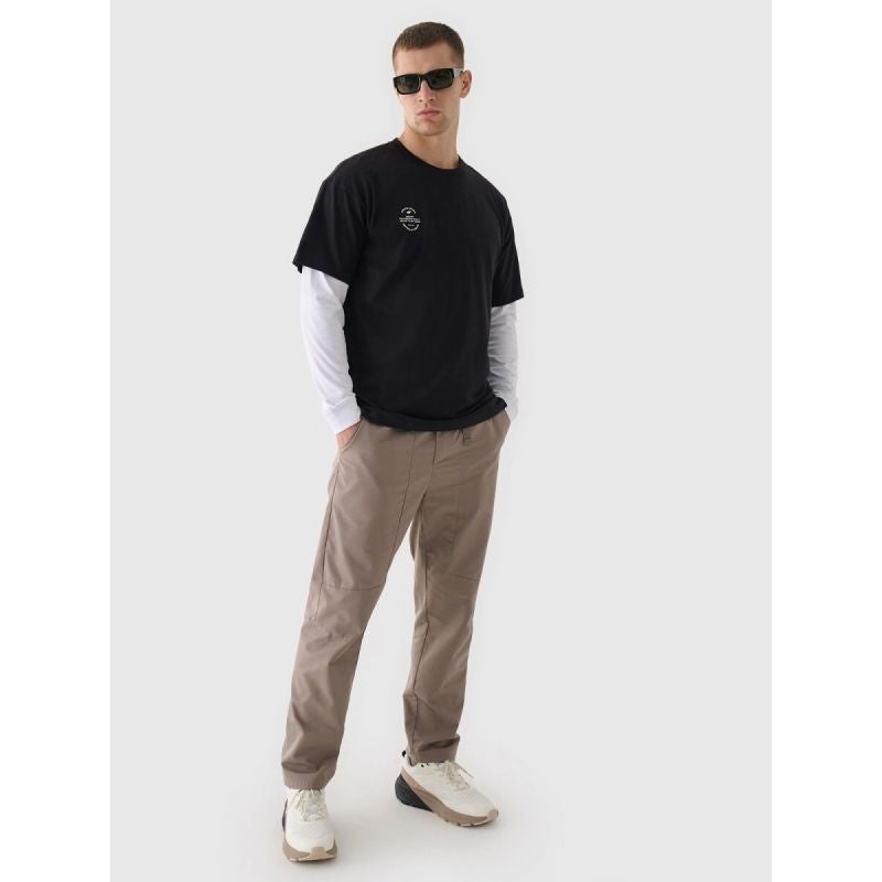 Smooth unisex oversize T-shirt 4F 4FRAW24TTSHU2672-20S póló