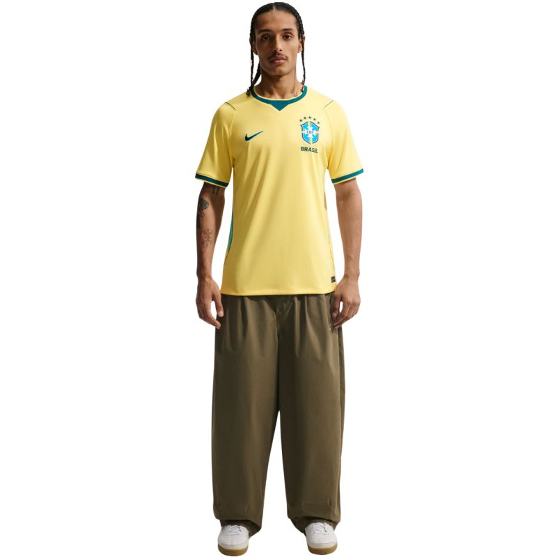 Nike Brazil 2026 Stadium Home Men's Jersey Yellow