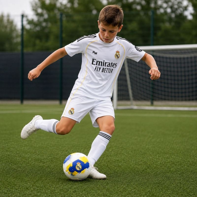 Real Madrid Official Licensed biały futball labda RM7BG93
