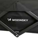 Wozinsky WZP-100 beach, tourist, garden trolley, durable, wide wheels, with safety net up to - black fekete elektronika 304004-197497