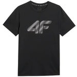 Men's T-shirt 4F M3342 deep 4FWMM00TTSHM3342 020S fekete póló