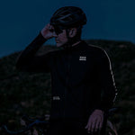 Rockbros Fall/Winter Long Sleeve Cycling - Black fekete dzseki