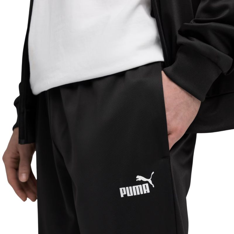 Puma Ess No. 1 Logo Poly Men's Tracksuit Black 692630 fekete melegítő szett