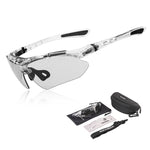Rockbros sports glasses 0089 polarized ezüst glasses, training equipment
