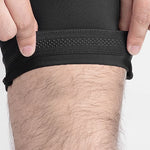 Rockbros bib with insert - black xxxxl short