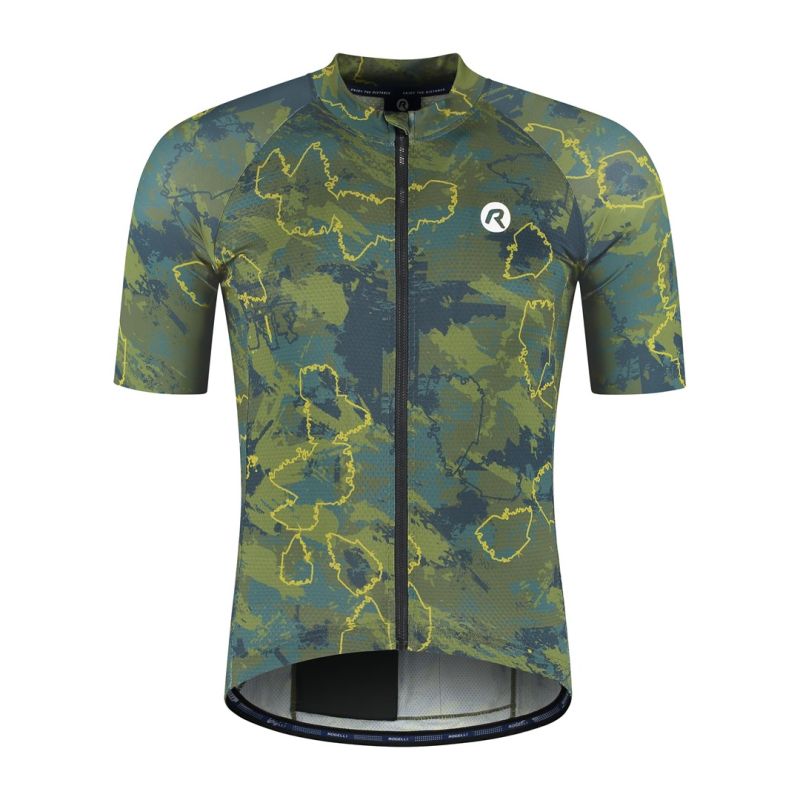 Rogelli ESSENTIAL GRAPHIC II T-shirt green/ 5XL kék póló