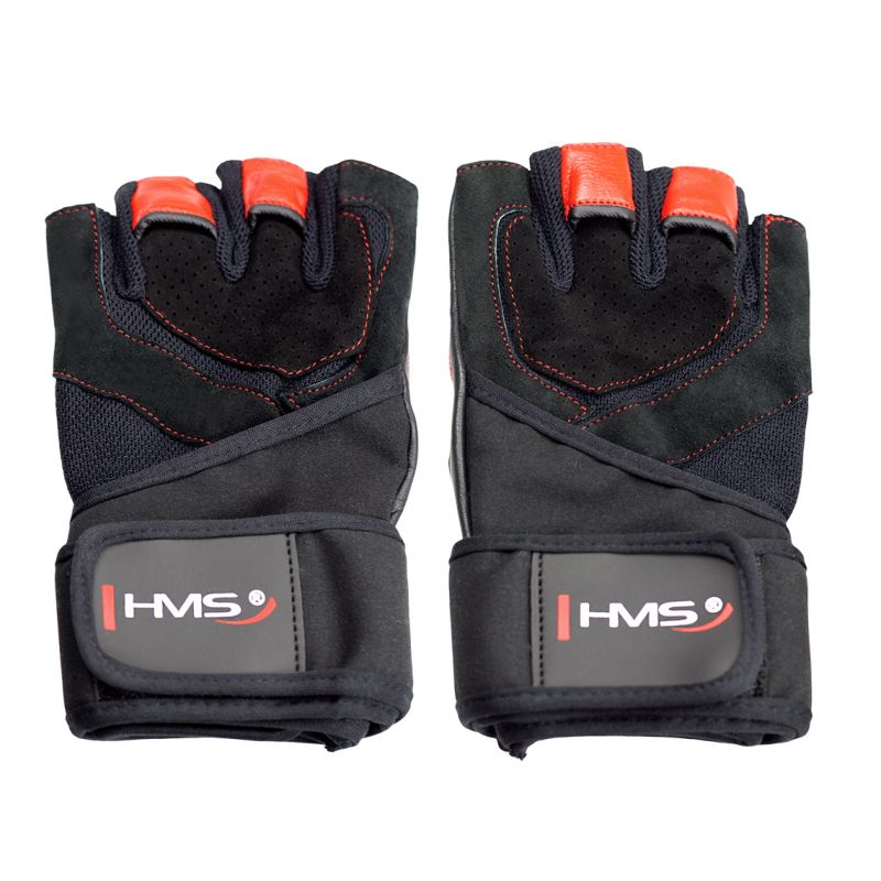 HMS Black/Red RST01 rM Gym Gloves fekete kapuskesztyű 17-63-206