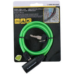 Dunlop bicycle lock 0.6x90 cm zöld kiegészítő 1049663