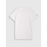 Men's regular plain T-shirt 4F 4FRSS25TTSHM3041-10S 3xl póló