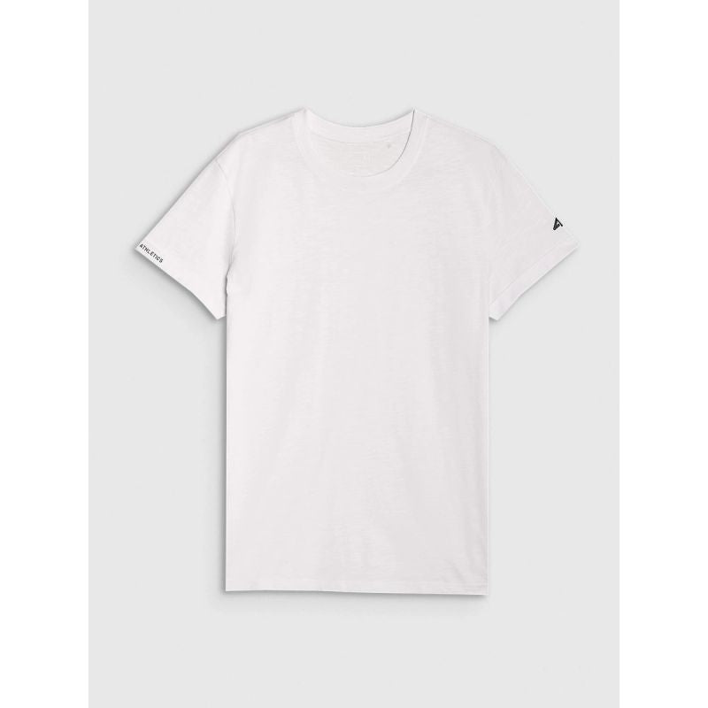 Men's regular plain T-shirt 4F 4FRSS25TTSHM3041-10S 3xl póló