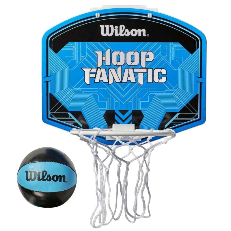 Wilson Hoop Fanatic Mini Hoop Basketball Backboard WTBA00436 kék kosárlabda