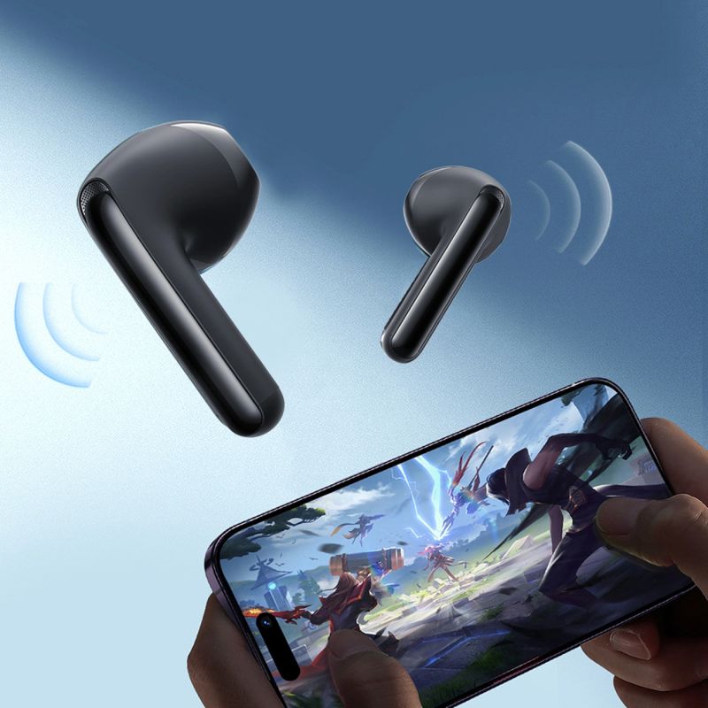 head Joyroom JR-FB1 Funpods Bluetooth 6.0 In-Ear TWS Wireless Headphones - Black fekete headsets