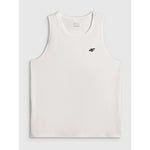 4F Men's sleeveless regular plain t-shirt póló