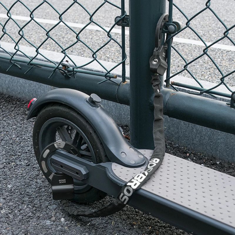 Rockbros 85922 Chain Lock for Scooters and Bikes - Black