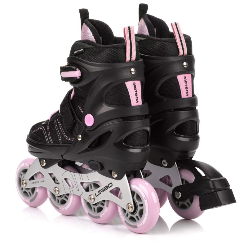 Meteor M 34-37 Urbo Roller Skates Black/Pink