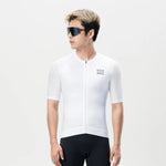 Rockbros 15200025 Short Sleeve Cycling Jersey Size S - White biały \ s póló