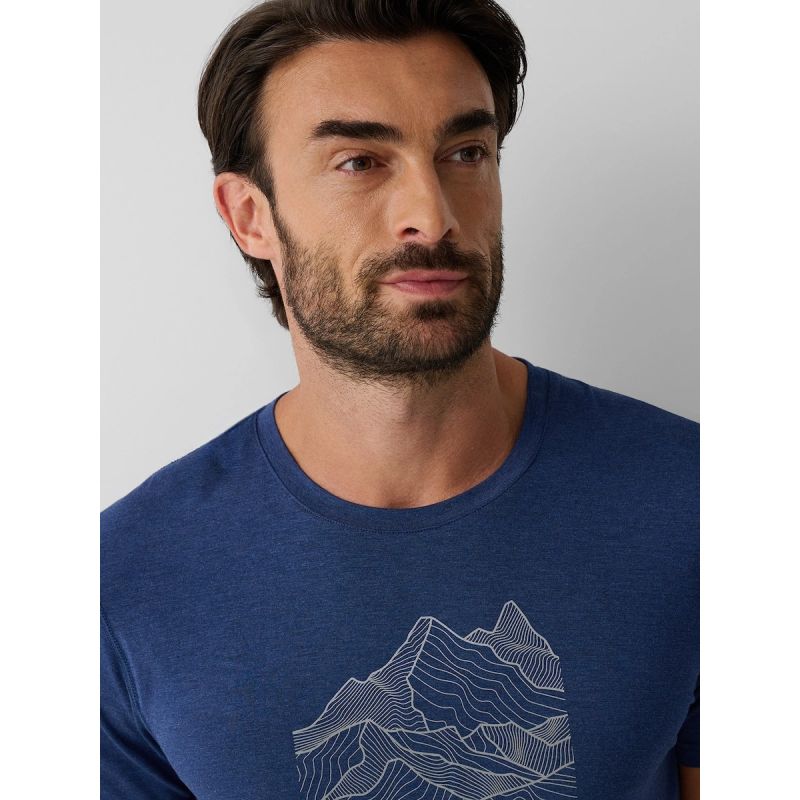 4F Men's trekking t-shirt made of bamboo fiber férfi póló 4FRAW26TFTSM2963-32M