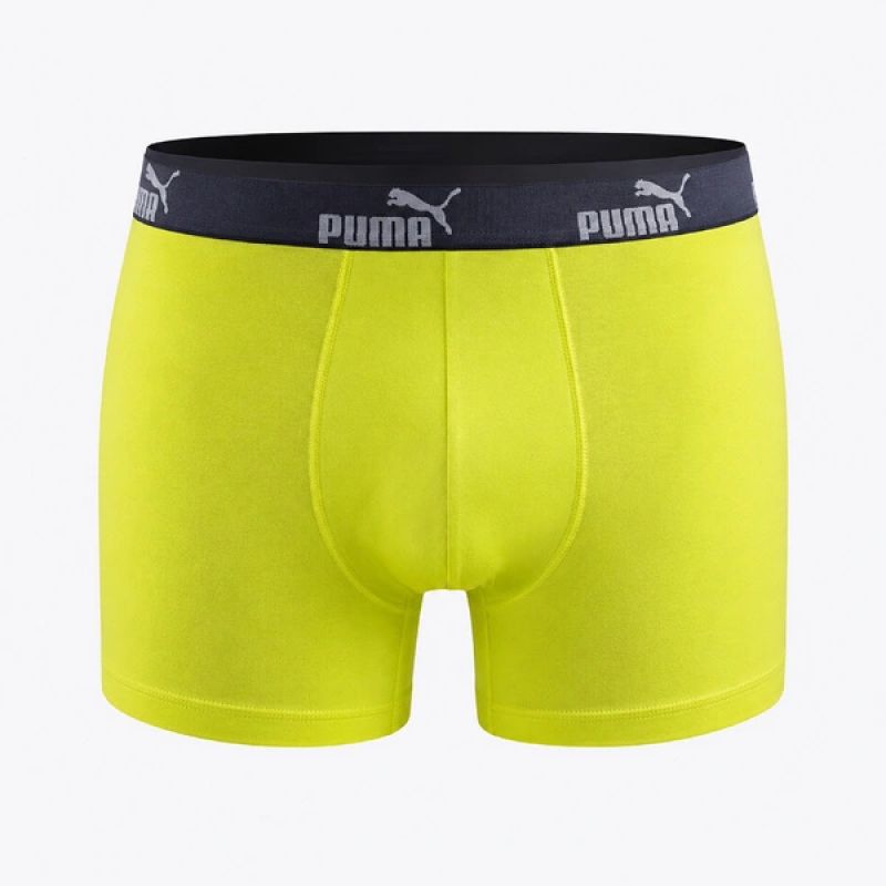 Puma Men's Boxershorts 6-Pack Black Green Navy kék fehérnemű 7012182544732