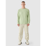 Men's oversize longsleeve with print 4F 4FRAW24TLONM502-44S hosszú ujjú póló