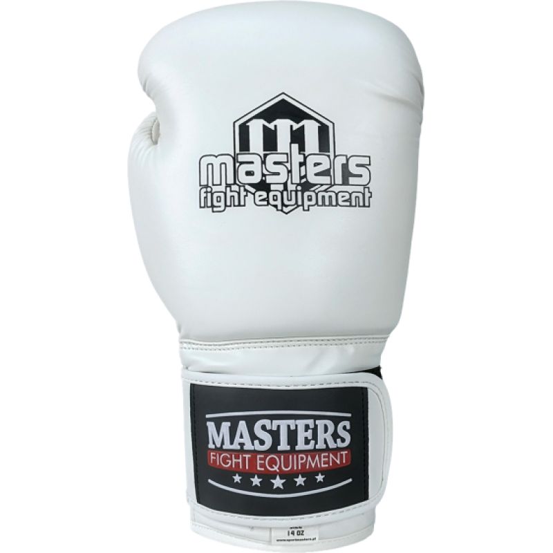 MASTERS FIGHT EQUIPMENT RPU-WHITE boxing gloves fehér kesztyű 013605-12