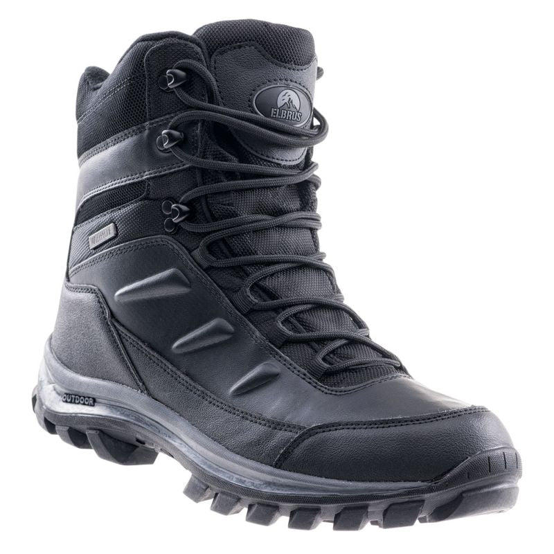 Elbrus Spike Mid Wp fekete cipő