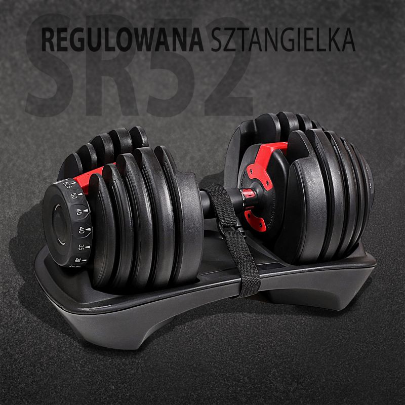 HMS 52 LBS SR52 Adjustable Barbell fekete póló 17-59-150