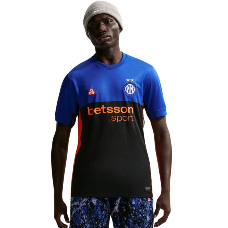 Nike Inter Milan 2026 Stadium SE Men's Jersey Black and 413 kék mez 158015M