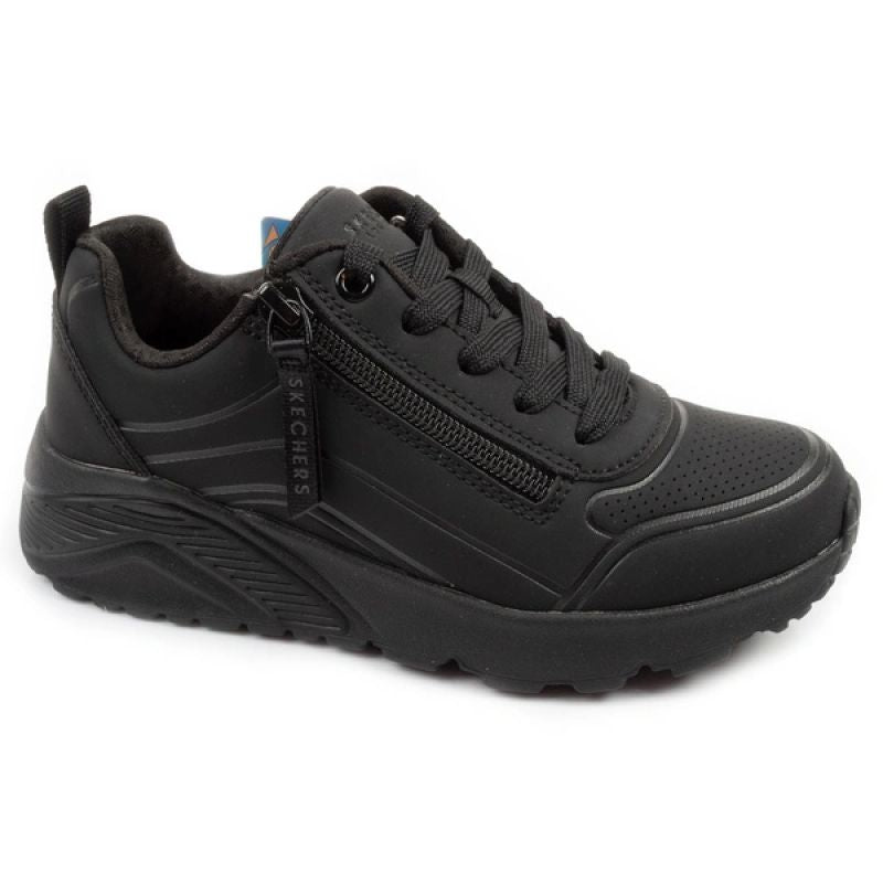 Skechers Uno Lite children's sports fashionable youth fekete utcai cipő 310387L/BBK