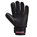 Meteor Catch 9 goalkeeper gloves black/pink uniw kesztyű