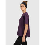 4F Women's loose plain T-shirt póló