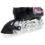 Enero Pro Led Roller Skates 4in1 38-41 Pink-Gray szürke skates, roller skates