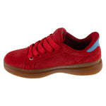 Skechers Slip-Ins Suede Snoop Cupsole Sneaker Red piros utcai cipő 186100-RDBL