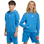 adidas Essentials Hoodie for kids KD3382 kék kapucnis pulóver