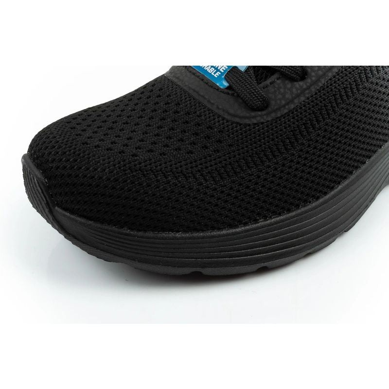 Skechers women's sports Bobs Squad Waves lightweight fashionable fekete utcai cipő