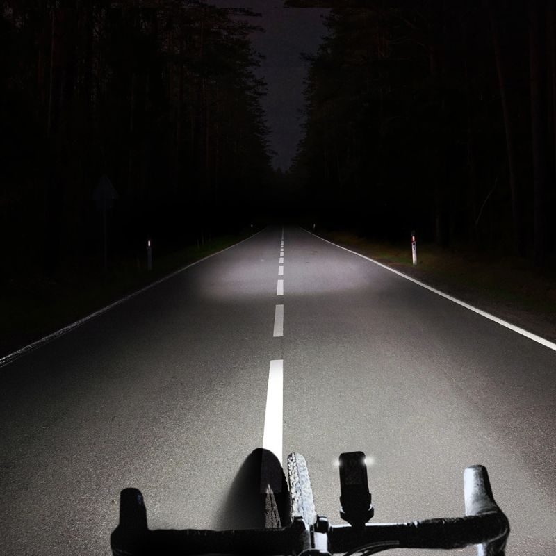 Wozinsky Front (400 lm) and Rear USB-C Bike Light Set - Black fekete készlet 304004-184365