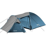 NILS CAMP trekker NC6012 camping tent blue-gray szürke hátizsák