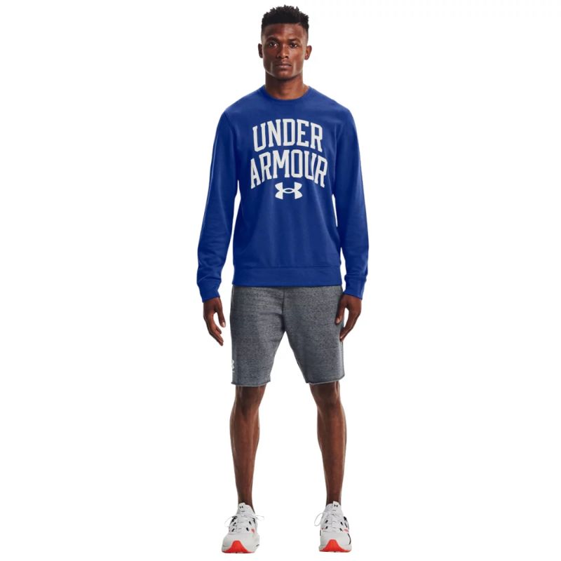 Under Armour Armor Rival Terry Crew M 1361561-432 sweatshirt Pulóver