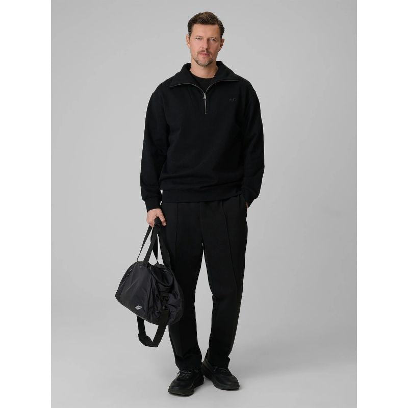 Men's regular sweatshirt without hood 4F
