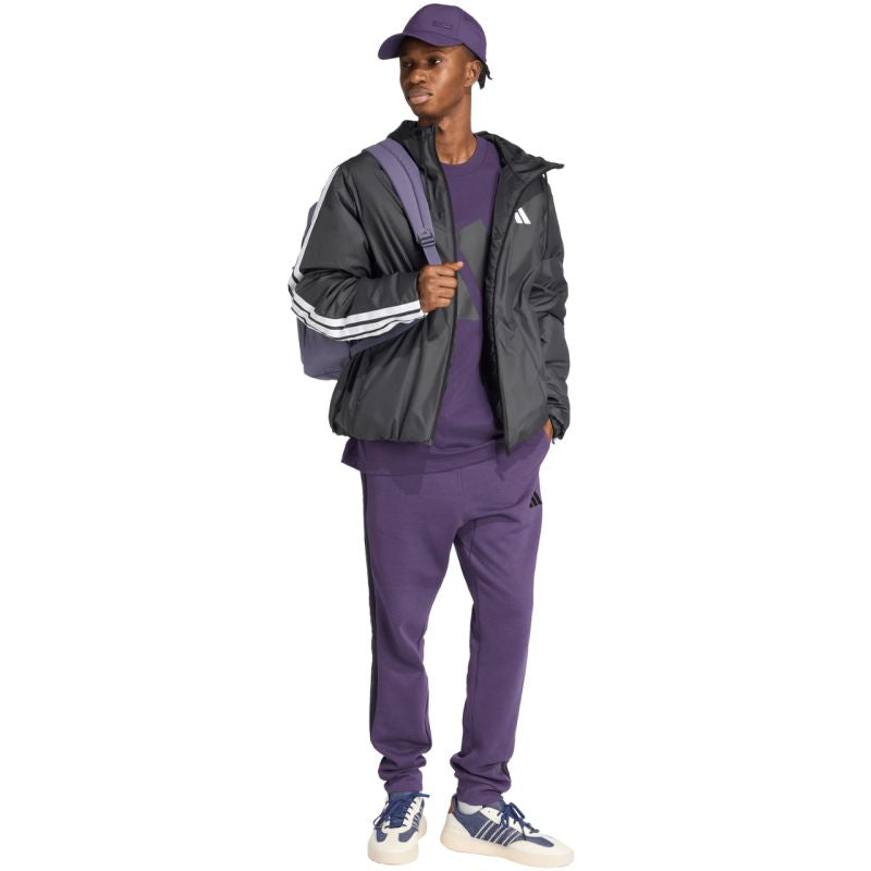 adidas Men's Essentials 3-Stripes Fleece Pants Purple JX0750 Kiegészítő