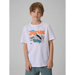 4F Boy's cotton T-shirt ruházat 4FJRSS26TTSHM4171-10S